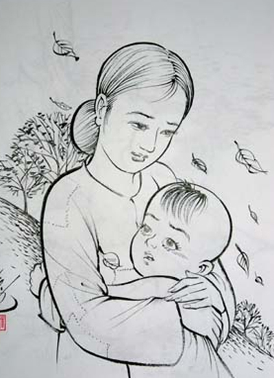 Xem hơn 100 ảnh về hình vẽ mẹ và con trai  daotaoneceduvn