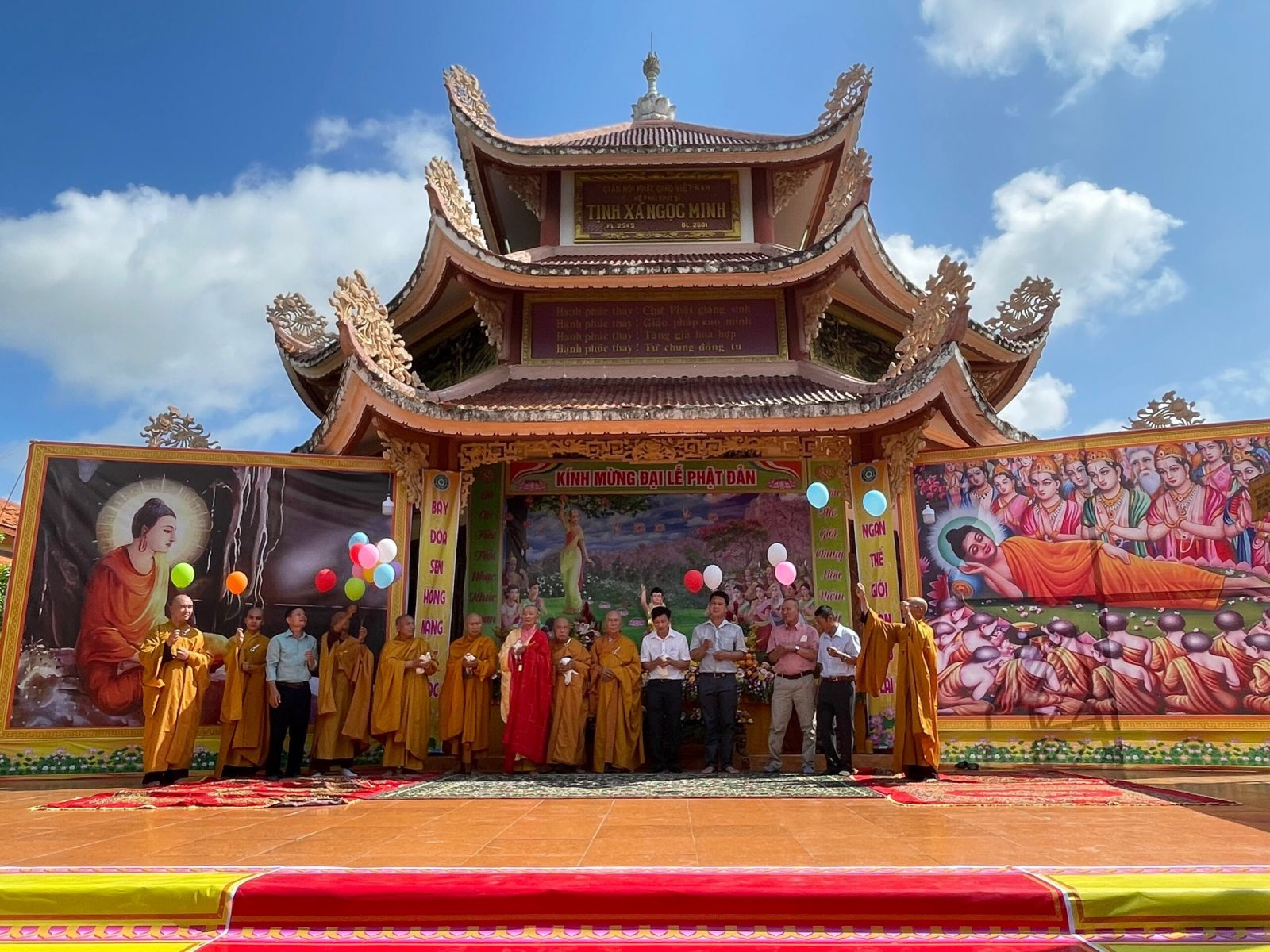 Bình Thuận: Tịnh xá Ngọc Minh trang nghiêm tổ chức Đại lễ Phật đản PL.2566 - DL.2022